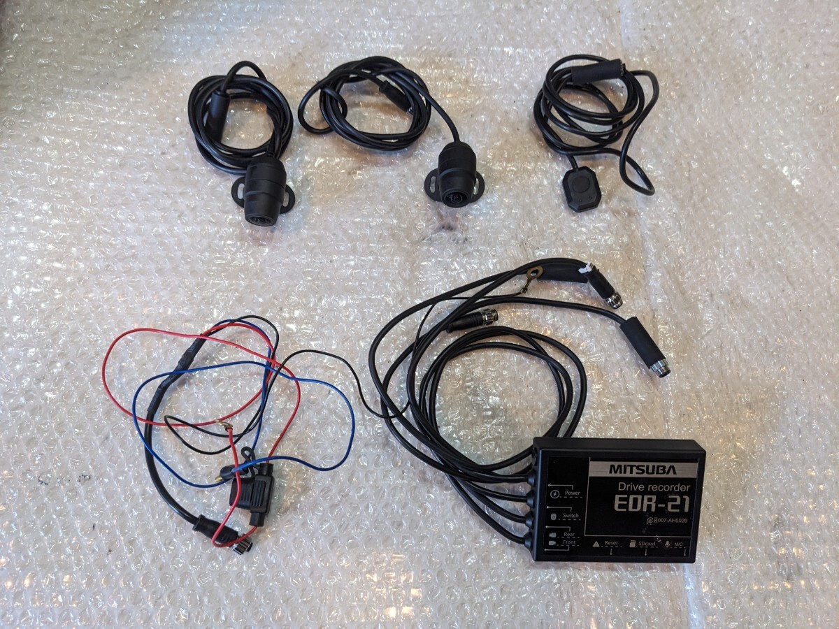 MITSUBA　 バイク用 ドライブレコーダー EDR-21　動作確認済_画像1