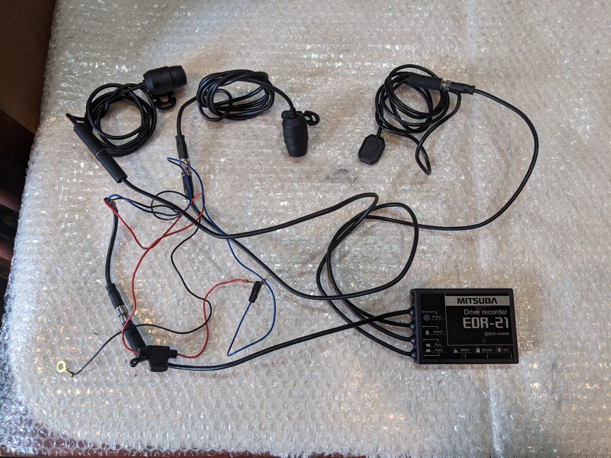 MITSUBA　 バイク用 ドライブレコーダー EDR-21　動作確認済_画像9