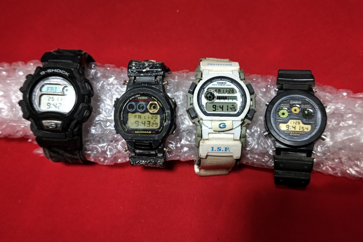 Gショック 腕時計 4点 おまとめ 　※稼働品(電池交換済)　カシオG-SHOCK_画像1