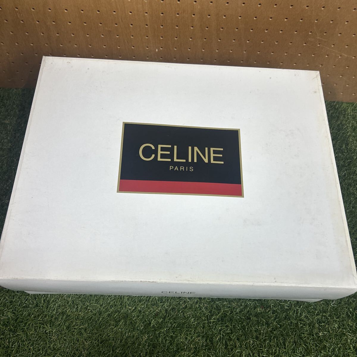 ★CELINE セリーヌ 綿ボアシーツ2枚入 140×240 未使用箱入★_画像1