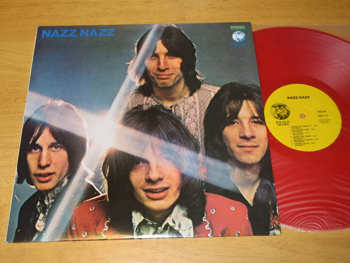 ◆◇THE NAZZ(ナッズ)【NAZZ NAZZ(ナッズ・セカンド・アルバム)(レッド盤)】米盤LP/RNLP 110/RHINO/トッド・ラングレン(Todd Rundgren)関連_画像1