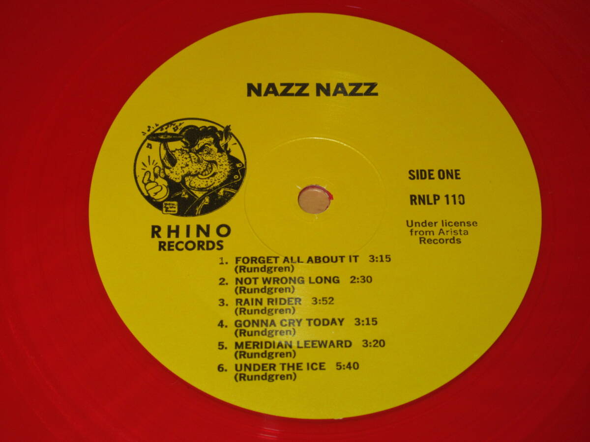 ◆◇THE NAZZ(ナッズ)【NAZZ NAZZ(ナッズ・セカンド・アルバム)(レッド盤)】米盤LP/RNLP 110/RHINO/トッド・ラングレン(Todd Rundgren)関連_画像4