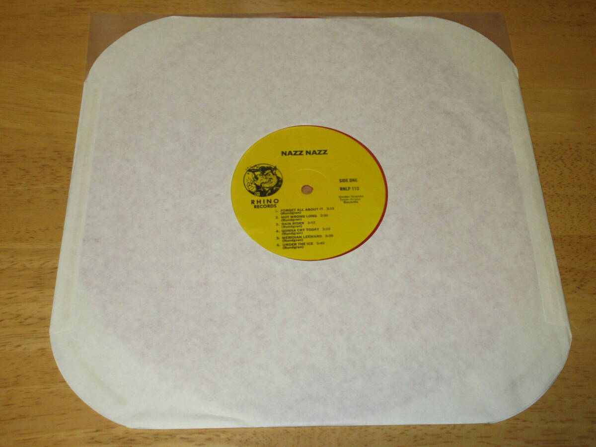 ◆◇THE NAZZ(ナッズ)【NAZZ NAZZ(ナッズ・セカンド・アルバム)(レッド盤)】米盤LP/RNLP 110/RHINO/トッド・ラングレン(Todd Rundgren)関連_画像6