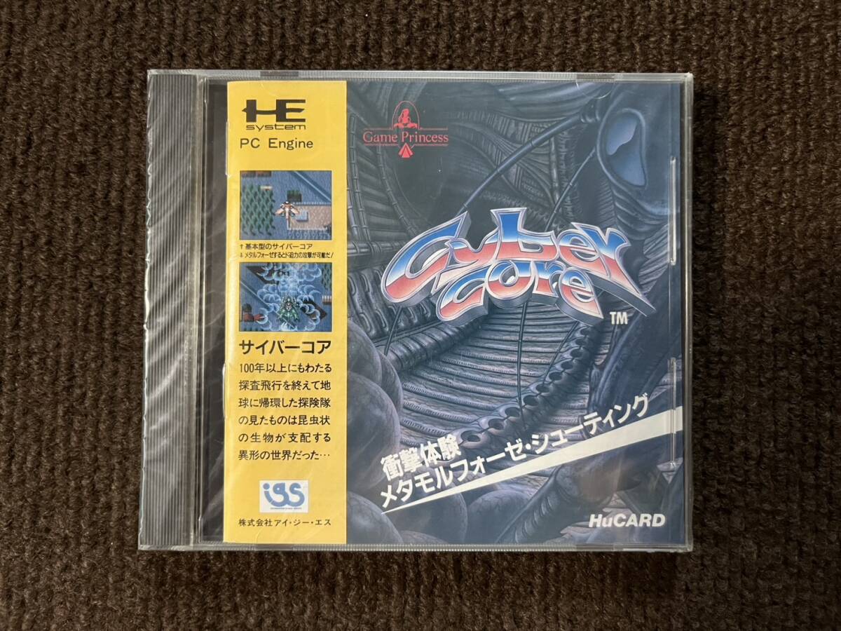 新品 未開封 NEC PCエンジン HuCARD 株式会社igs サイバーコア Cyber Core PC Engine_画像1