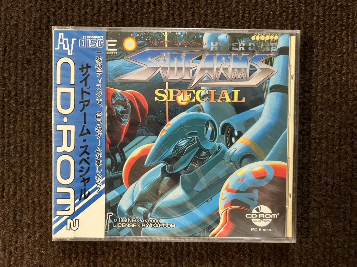 新品 未開封 NEC PCエンジン CD-ROM2 専用 NECアベニュー株式会社 HYPER DYNE SIDEARMS SPECIAL サイドアーム スペシャル PC Engine_画像1