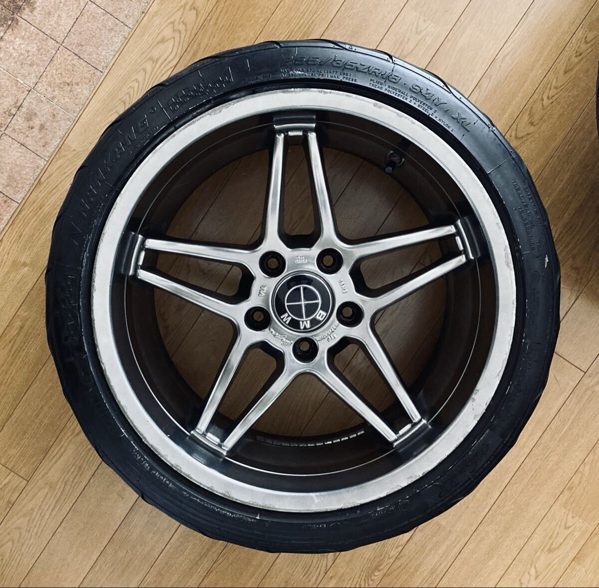 激レア　深リム　ドイツ製高級ホイール　希少色ダイヤモンドブラック　PCD120 前後異サイズ　8.5J・9.5J BMW Mスポーツ　3シリーズ　Z3 Z4_画像2