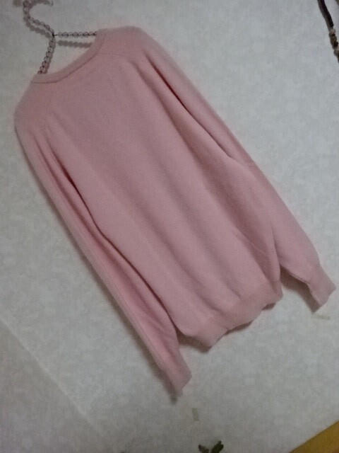 未使用タグ付き/大きいサイズ☆GRES グレ/カシミヤ100%上質ニット・セーター42-107cms（L~LL）☆イングランド製_画像7