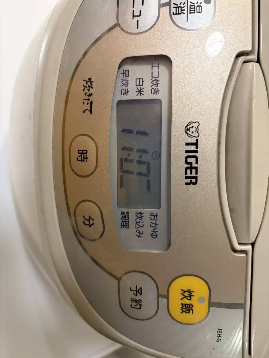 炊飯器 TIGER タイガー JBH-G180C 炊きたて マイコン炊飯ジャー ☆10合　☆１升_画像5