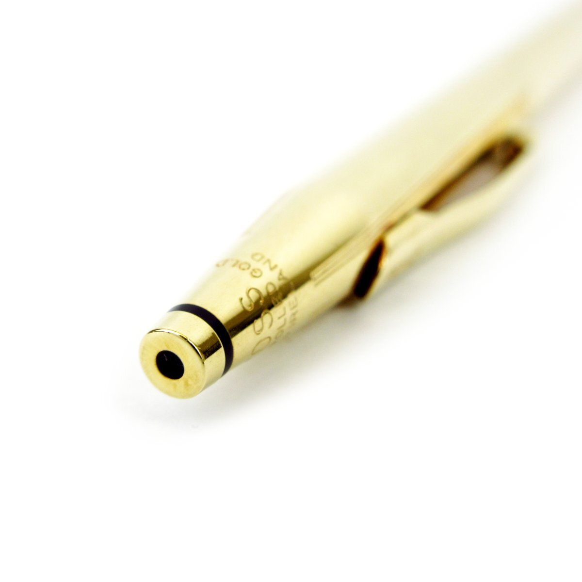 クロス ボールペン ツイスト式 筆記確認済 ゴールド 1/20 18KT ROLLED GOLD CROSS ◇_画像4