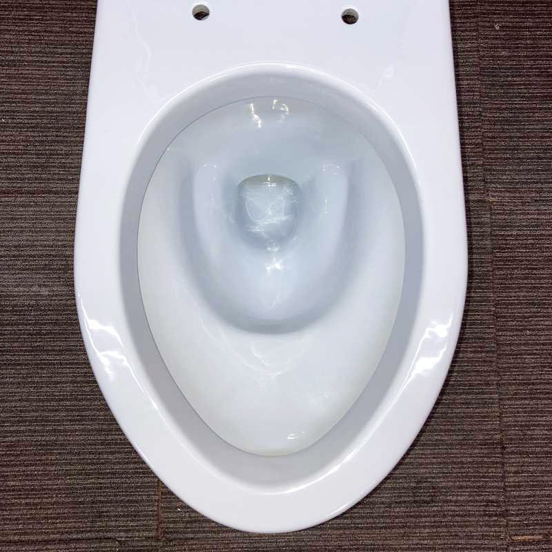  【美品】TOTO トイレ 洋式便器 (床下排水) 「C780」 排水芯200mm とタンク「S791B」のセット #SB4(ハーベストブルー) 大阪市内 76K _画像3