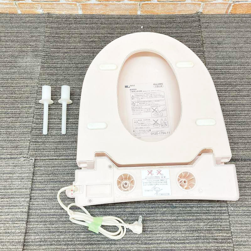 【中古】 INAX (イナックス) 暖房便座 ウォームレット 「CF-17AS」 ☆#LR8(ピンク) 大阪市内 直接引き取り可 20K_画像9