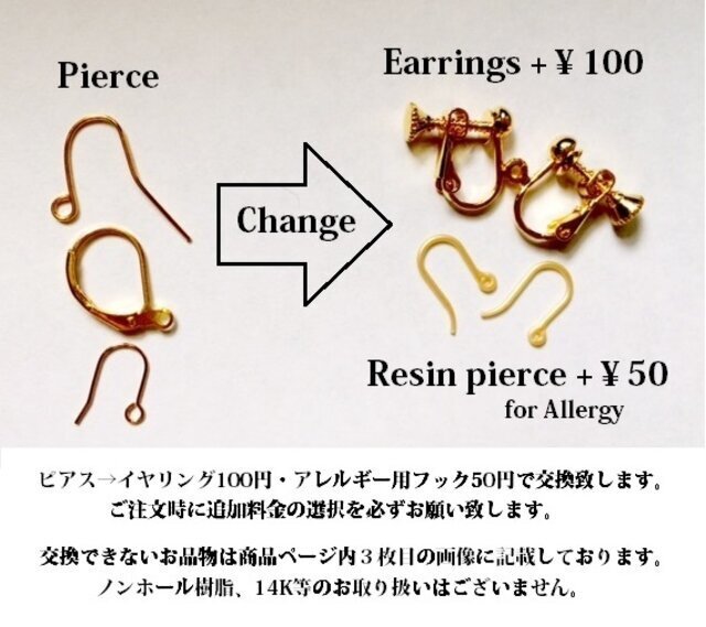 【●MARUCO●】PP25-45ターコイズ＆小鳥*天然石ピアス Surgical Stainless 送料無料 [イヤリング/樹脂ピアス交換可]_画像5