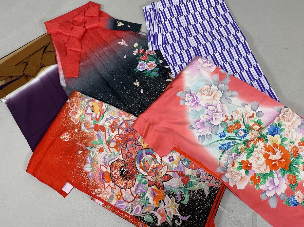 IROHA◆こども着物 まとめ売り【tc2833】【女の子着物 袴】◇◆【中古】_画像1