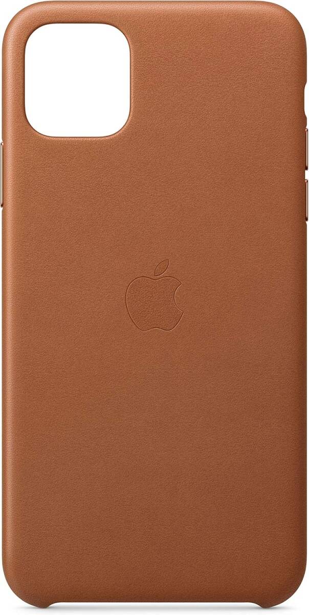 Apple iPhone 11 Pro Max (6.5インチ)用 アップル 純正 レザーケース 本革 Leather Case Saddle Brown サドルブラウン 茶色 未使用品_画像2