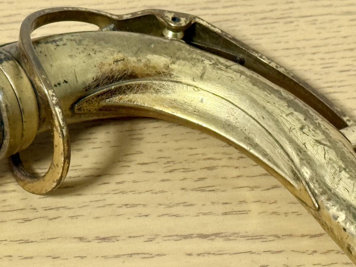 メーカー不明 サックス アルト？ テナー？ ネック メッキ_画像4