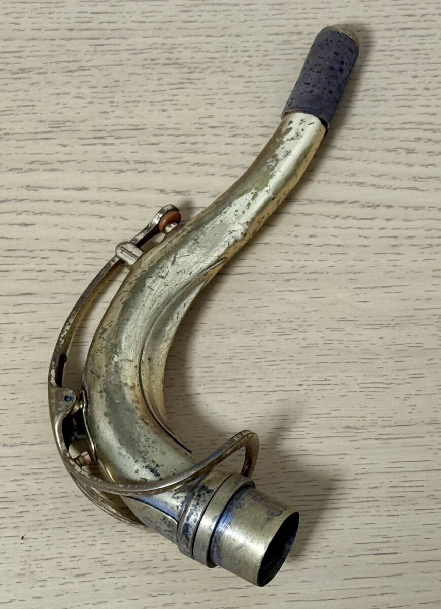 メーカー不明 サックス アルト？ テナー？ ネック メッキ_画像2