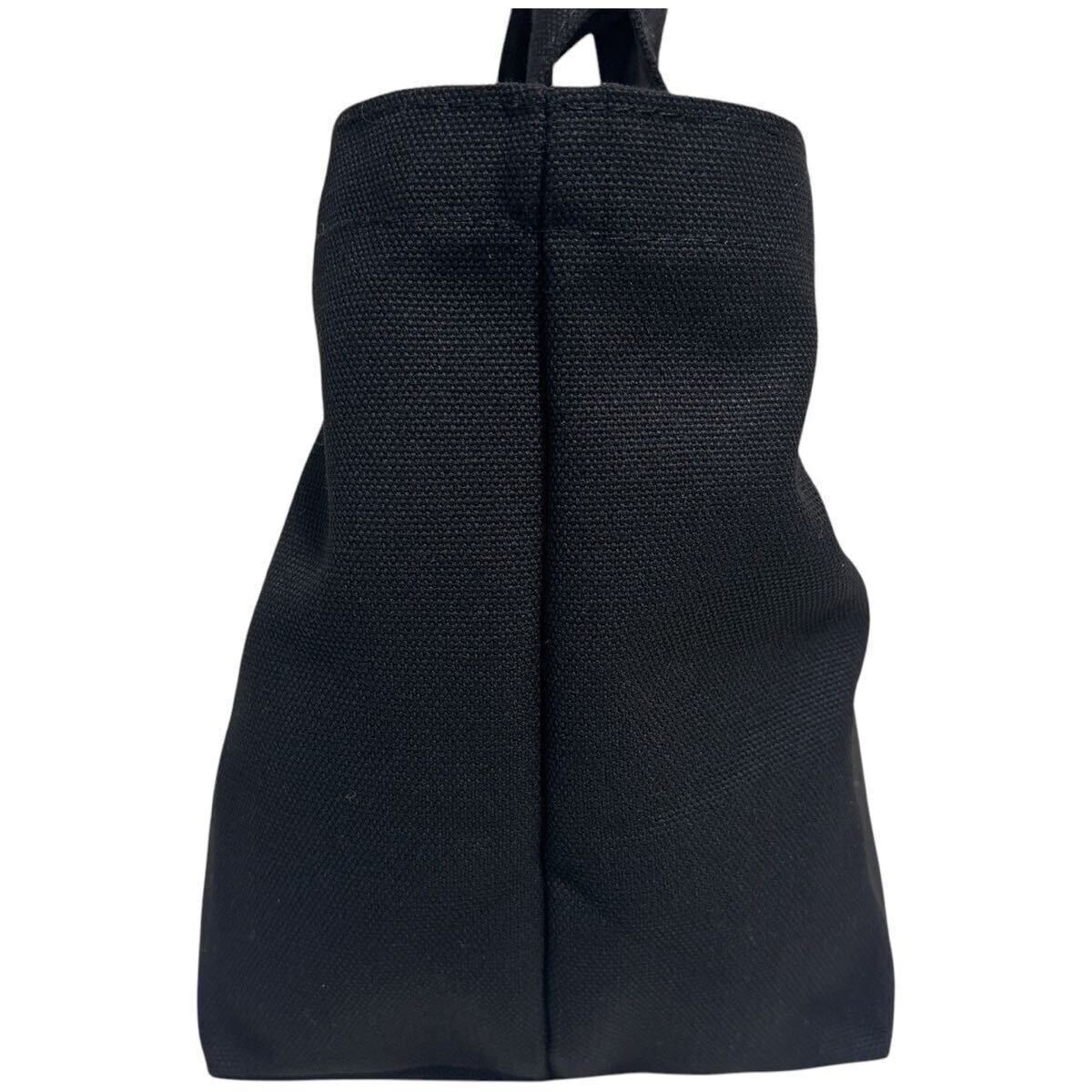 1 иен ~ новый товар не использовался PRADA Prada мужской женский большая сумка рука Cart eko Second бизнес черный парусина casual 