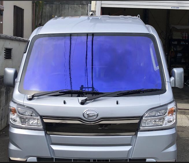 ハイゼット　トラック　ジャンボ　全年式　S500P S510P カット済み　熱成形済み　ゴーストフィルム　ゼノン2オーロラ84_画像2