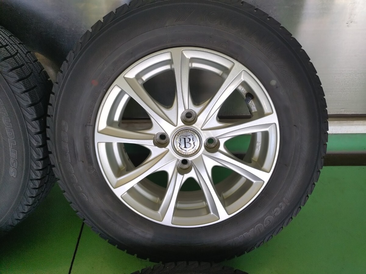 ☆１３インチ☆社外アルミスタットレスセット☆155/80R13☆@62_画像2