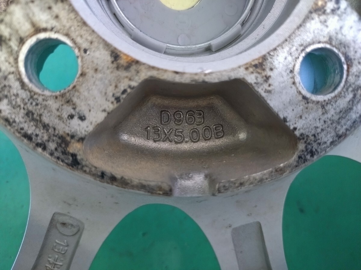 ☆１３インチ☆社外アルミスタットレスセット☆155/80R13☆@62_画像3
