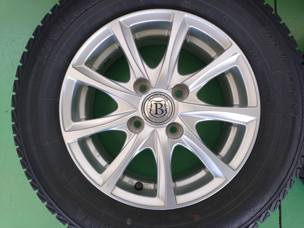 ☆１３インチ☆社外アルミスタットレスセット☆155/80R13☆@62_画像6