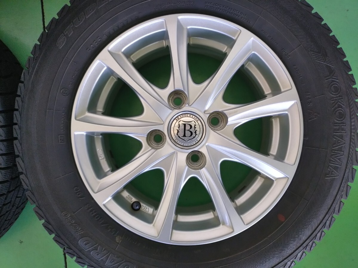 ☆１３インチ☆社外アルミスタットレスセット☆155/80R13☆@62_画像7