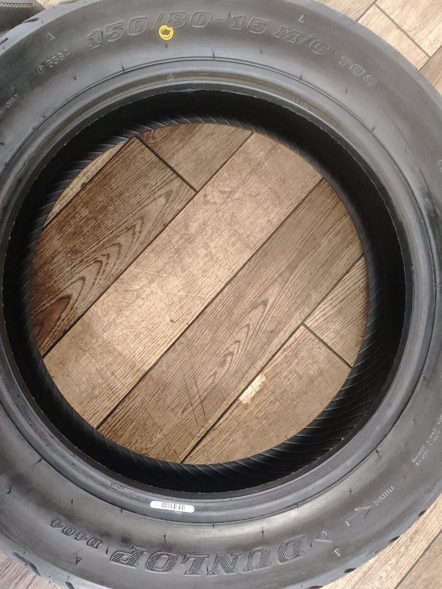 ☆ダンロップ　D404☆　新品 サイズ150-80-15M/C　70S _画像9