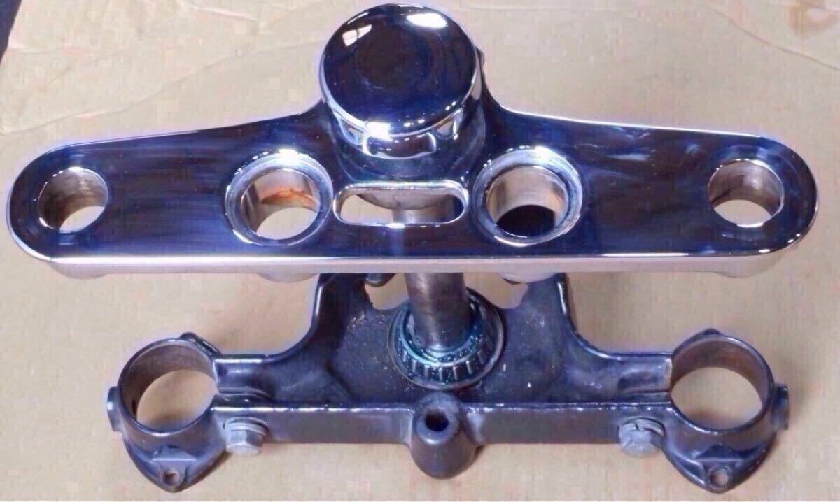 ☆ハーレー ファットボーイ FLSTF 純正品 フロントステム トリプルツリー_画像1