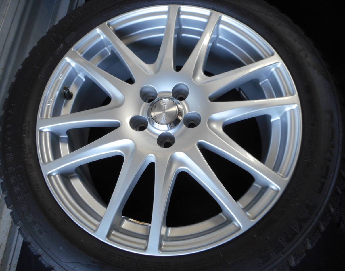 ☆バリ山スタッドレス付き nokian(ノキアン)215/50R17 17-7J/PCD100-5H_画像2