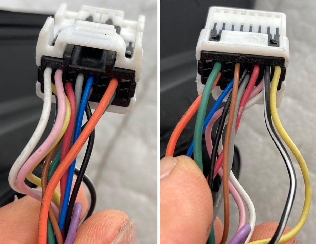 訳あり 日産 デイズルークス B21A 純正 左 ドアミラー サイドミラー 左側 助手席側 カプラ11ピン ウィンカー カメラ W13 白 作動OK 802374_画像8