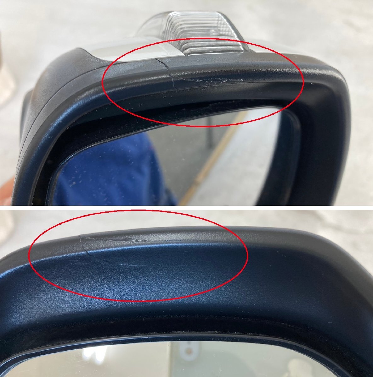 訳あり 日産 デイズルークス B21A 純正 左 ドアミラー サイドミラー 左側 助手席側 カプラ11ピン ウィンカー カメラ W13 白 作動OK 802374_画像7