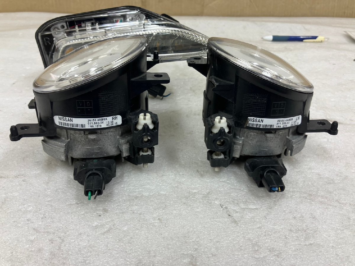 訳あり 日産 ニッサン フーガ HY51 左右フォグランプ・右LEDウィンカー3点セット! フォグライト スタンレー STANLEY W1176 801961_画像5