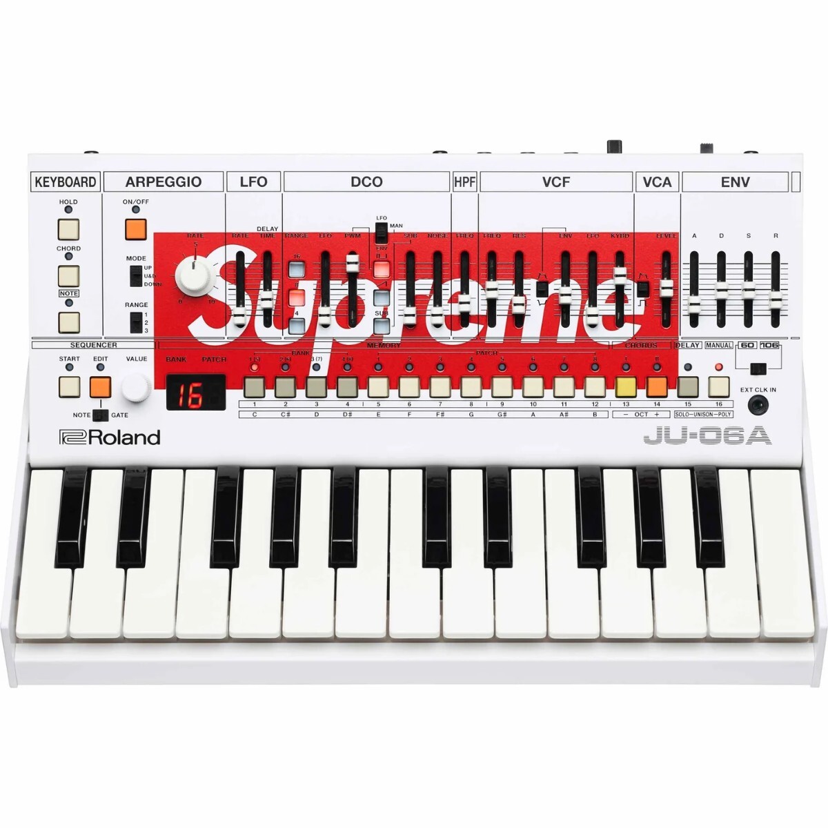 [ новый товар ] Supreme Roland JU-06A синтезатор 2024 год ограниченная модель 