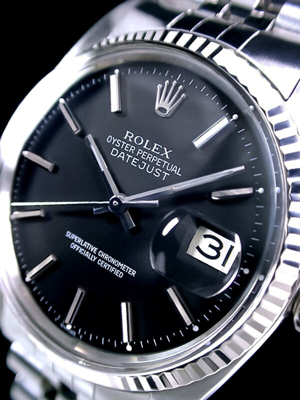★超美品 ROLEX ロレックス 14金WGフルーテッド ブラック Ref.1601 Cal.1570 6251H デイトジャスト オイスターパーペチュアル 綺麗★_画像2