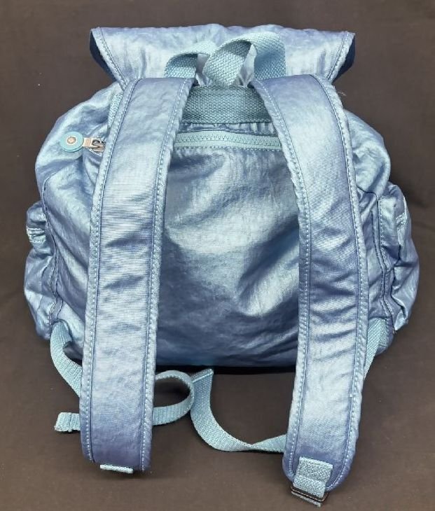 [ZEROnet] KIPRING キプリング バッグ リュックサック ショルダーバッグ キーホルダー 5点セット ブルー ブラック まとめて ●A711-14_画像3