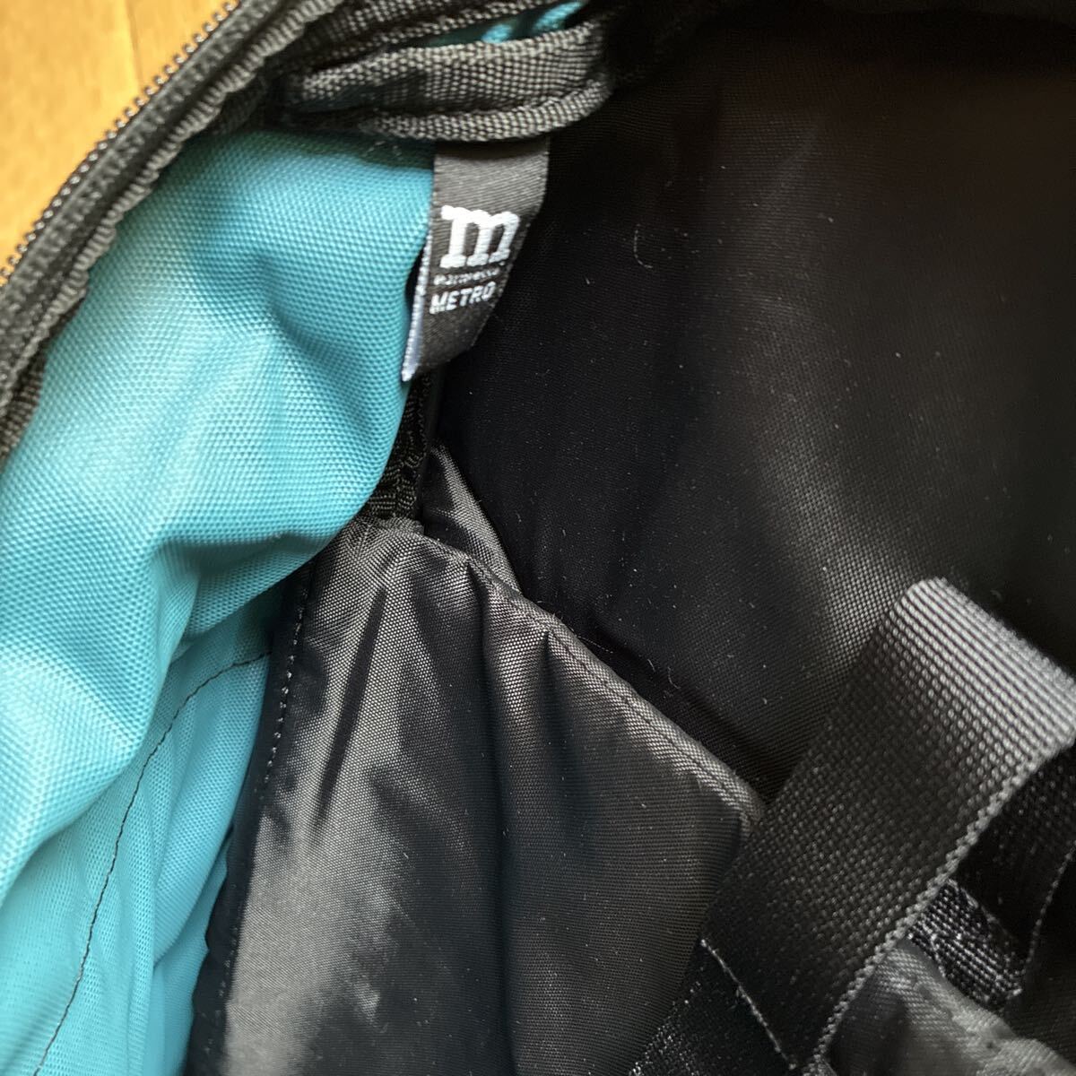 マリメッコ★marimekko★リュック★バックパック ★METRO(メトロ)★黒★バッグ_画像3