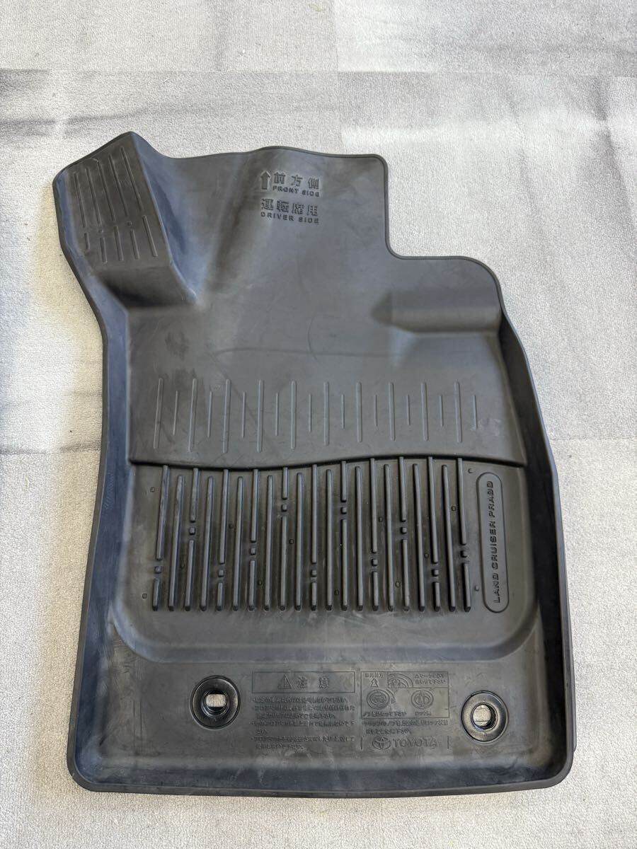 ランドクルーザー250 純正フロアマット ラバータイプ_画像2