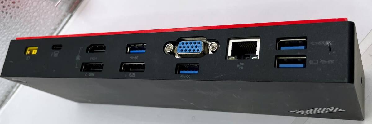 ●　Lenovo ThinkPad Thunderbolt3 Dock ドック DBB9003L1_画像2