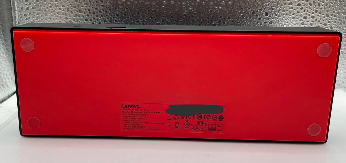 ●　Lenovo ThinkPad Thunderbolt3 Dock ドック DBB9003L1_画像3
