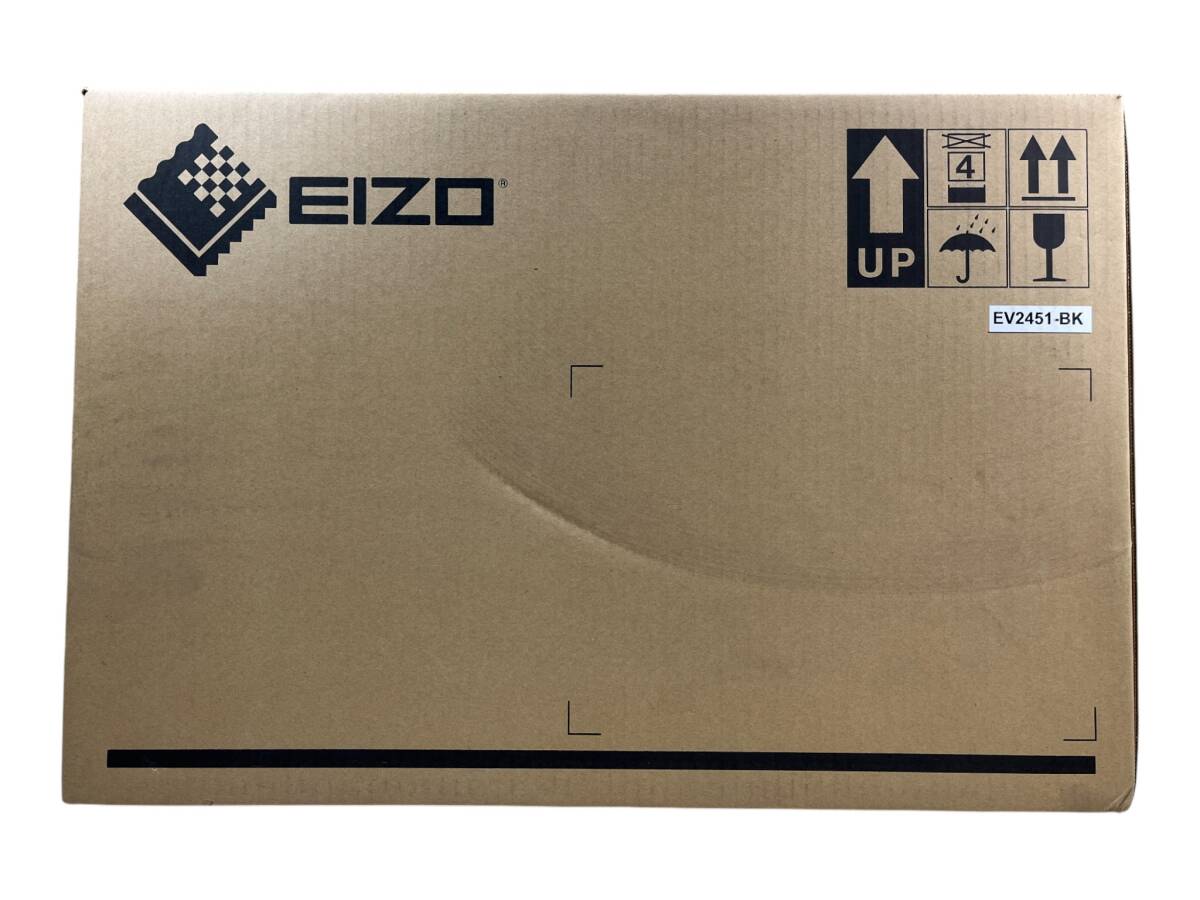 ☆未使用! EIZO FlexScan EV2451-BK 23.8型 フルHD IPS液晶モニター/DisplayPort・HDMI・DVI・VGA対応/2021年12月製_画像2