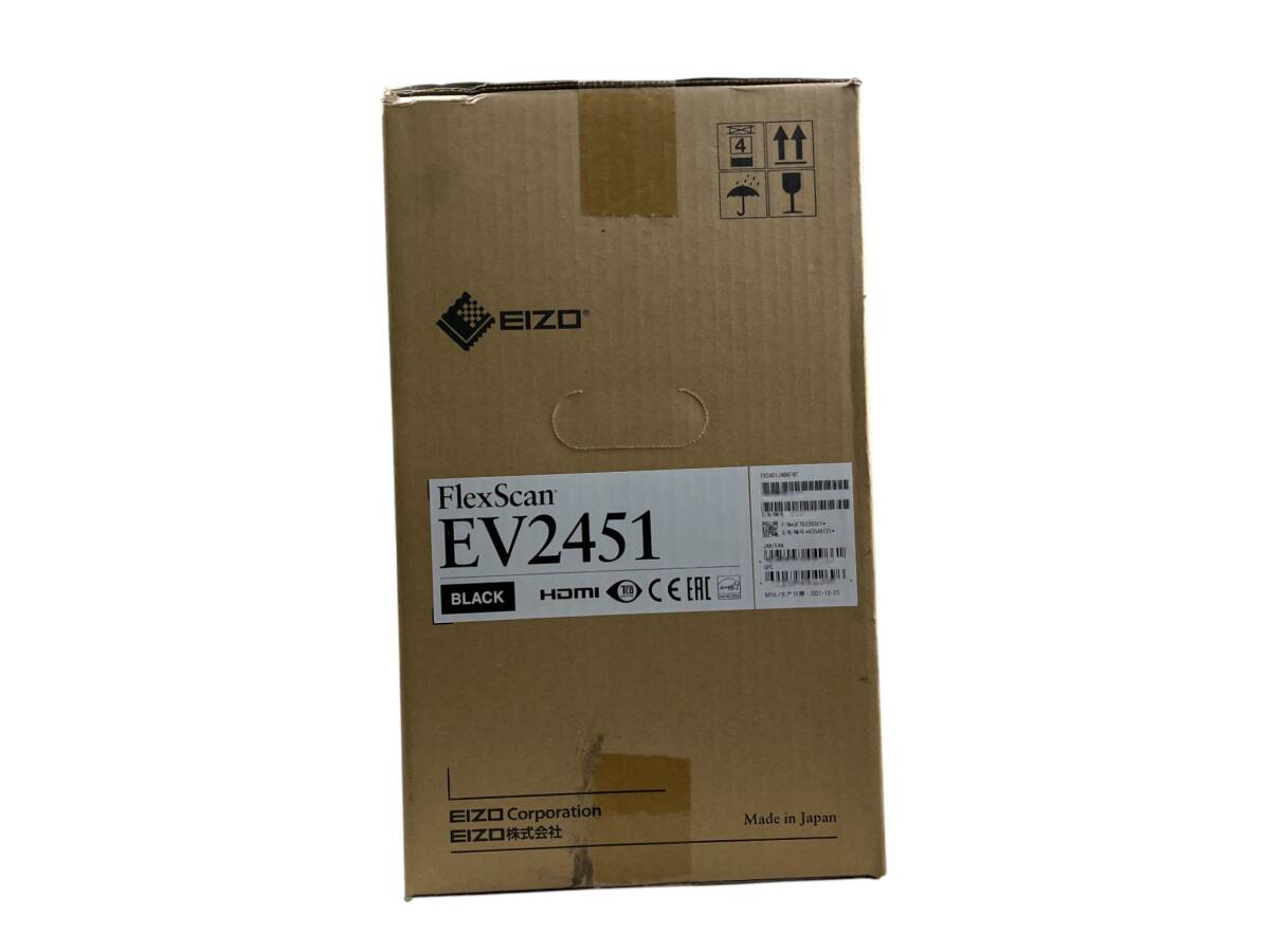 ☆未使用! EIZO FlexScan EV2451-BK 23.8型 フルHD IPS液晶モニター/DisplayPort・HDMI・DVI・VGA対応/2021年12月製_画像7