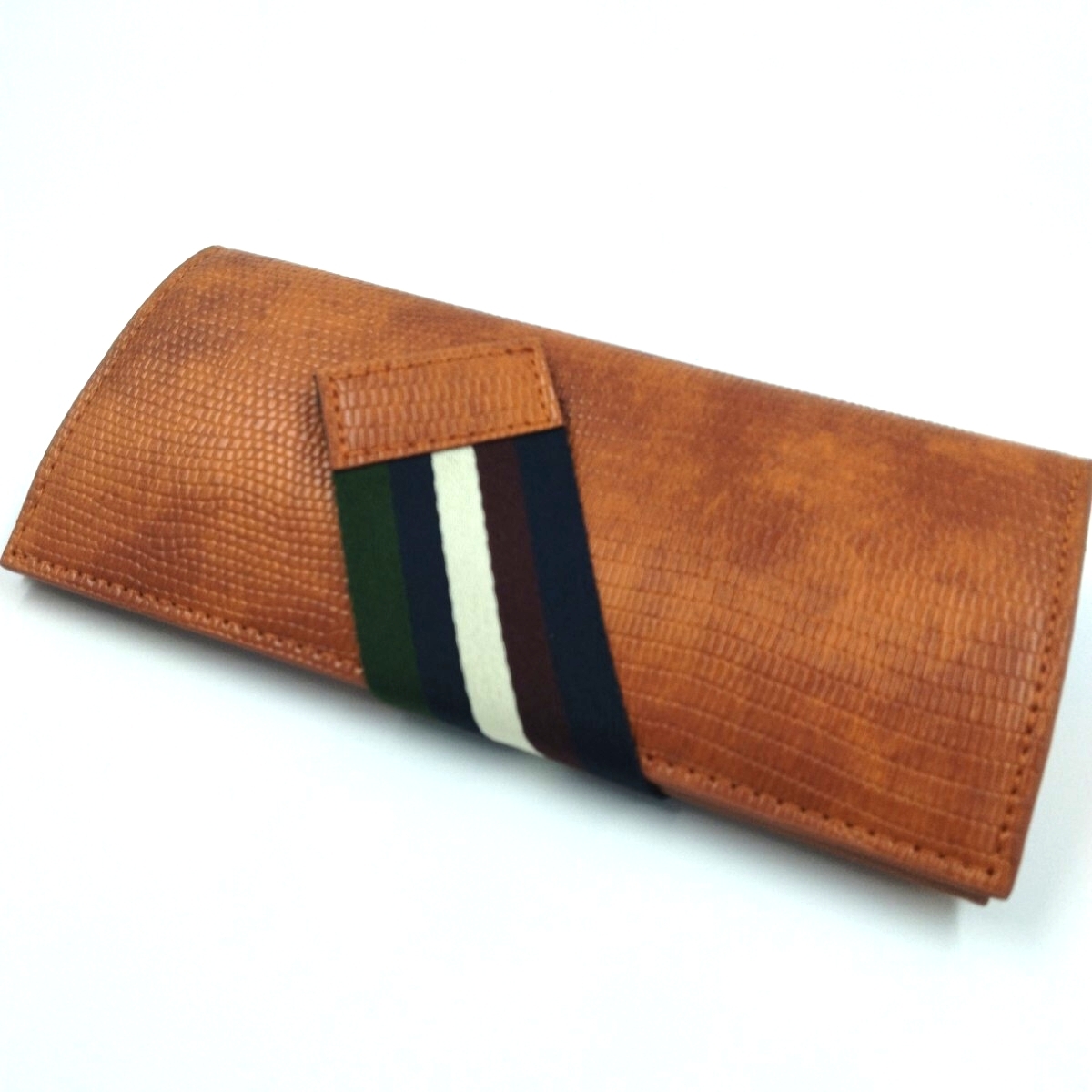 【新品未使用】FABRIC(ファブリック)眼鏡ケース FBC-008 C1 ブラウン メガネケース ハグオザワ_画像1