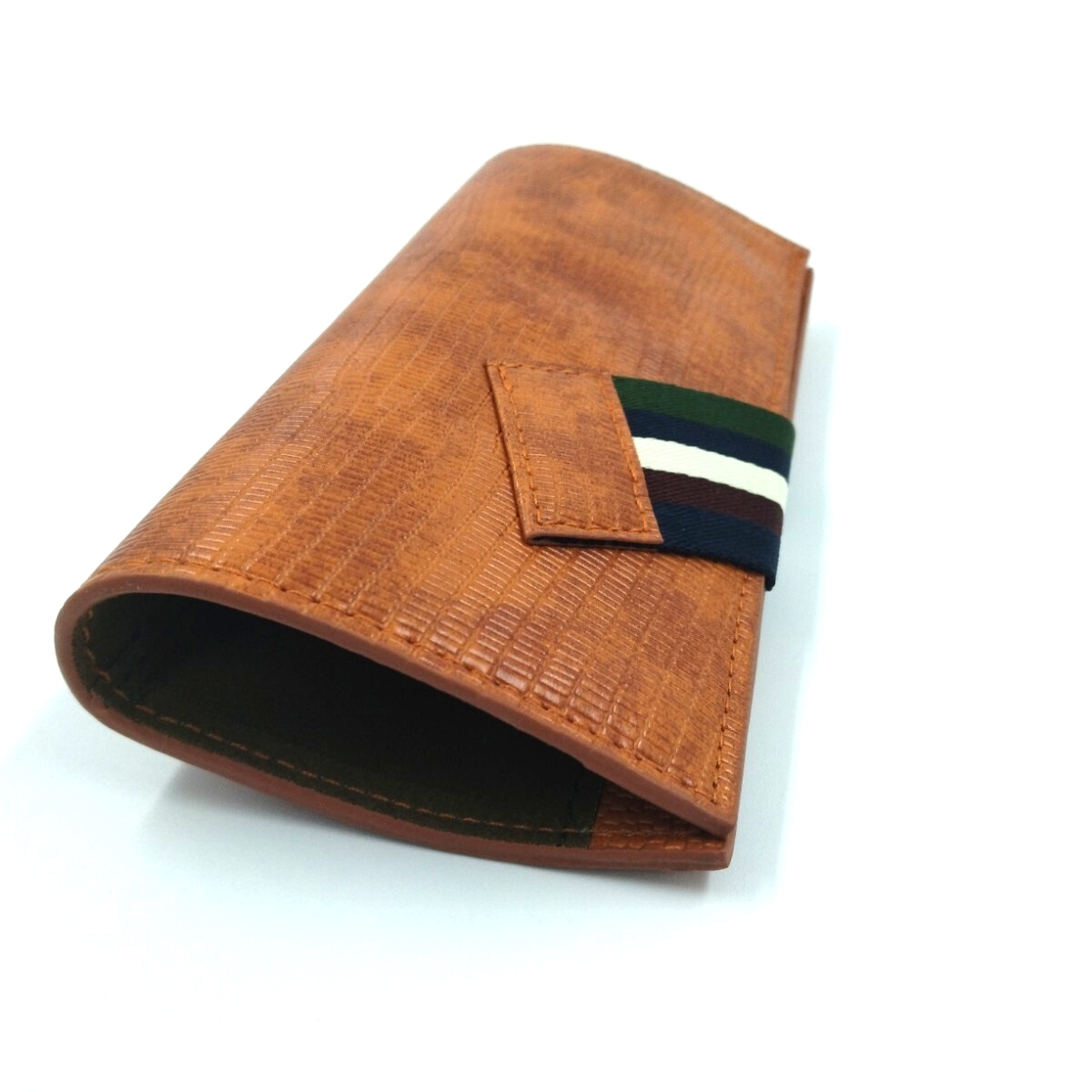 【新品未使用】FABRIC(ファブリック)眼鏡ケース FBC-008 C1 ブラウン メガネケース ハグオザワ_画像2