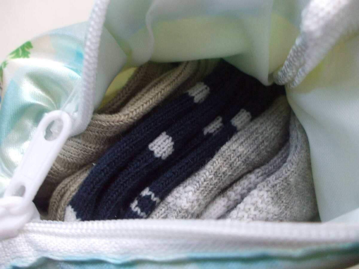 ピーターラビット　ソックス 3足セット（ポーチ付き）　クール丈　23～25㎝　靴下＆ポーチ_画像3