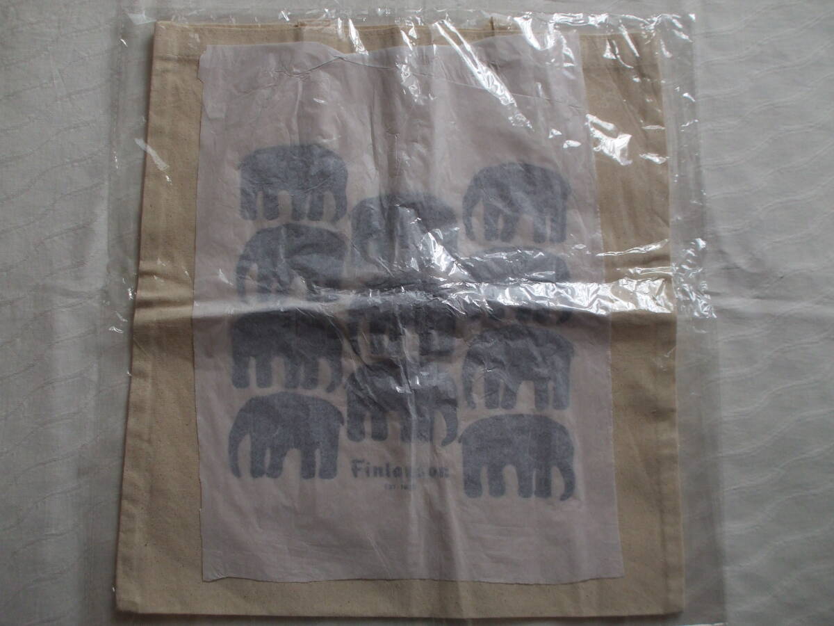 Finlayson　フィンレイソン　トートバッグ　布製　エレファンティ　象柄　エコバッグ_画像1