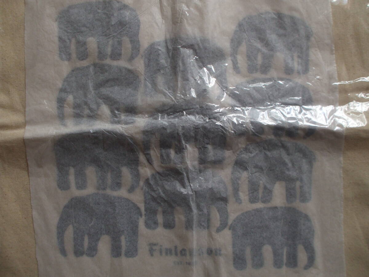 Finlayson　フィンレイソン　トートバッグ　布製　エレファンティ　象柄　エコバッグ_画像2
