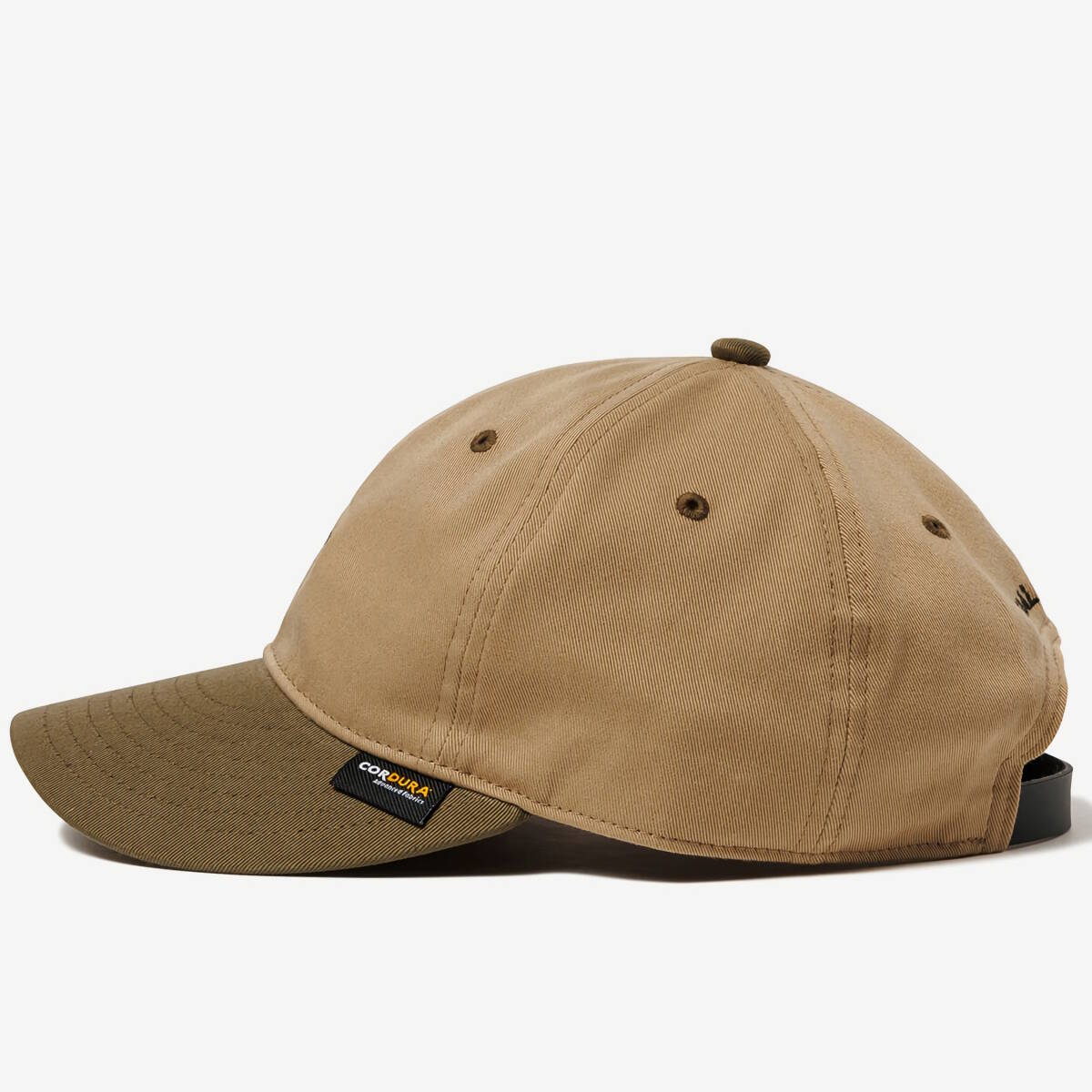 WTAPS T-6M 04 CAP NYCO. TWILL. CORDURA BLACK ダブルタップス 6パネル キャップ ブラック コーデュラナイロン チノクロス 刺繍ロゴ_画像3