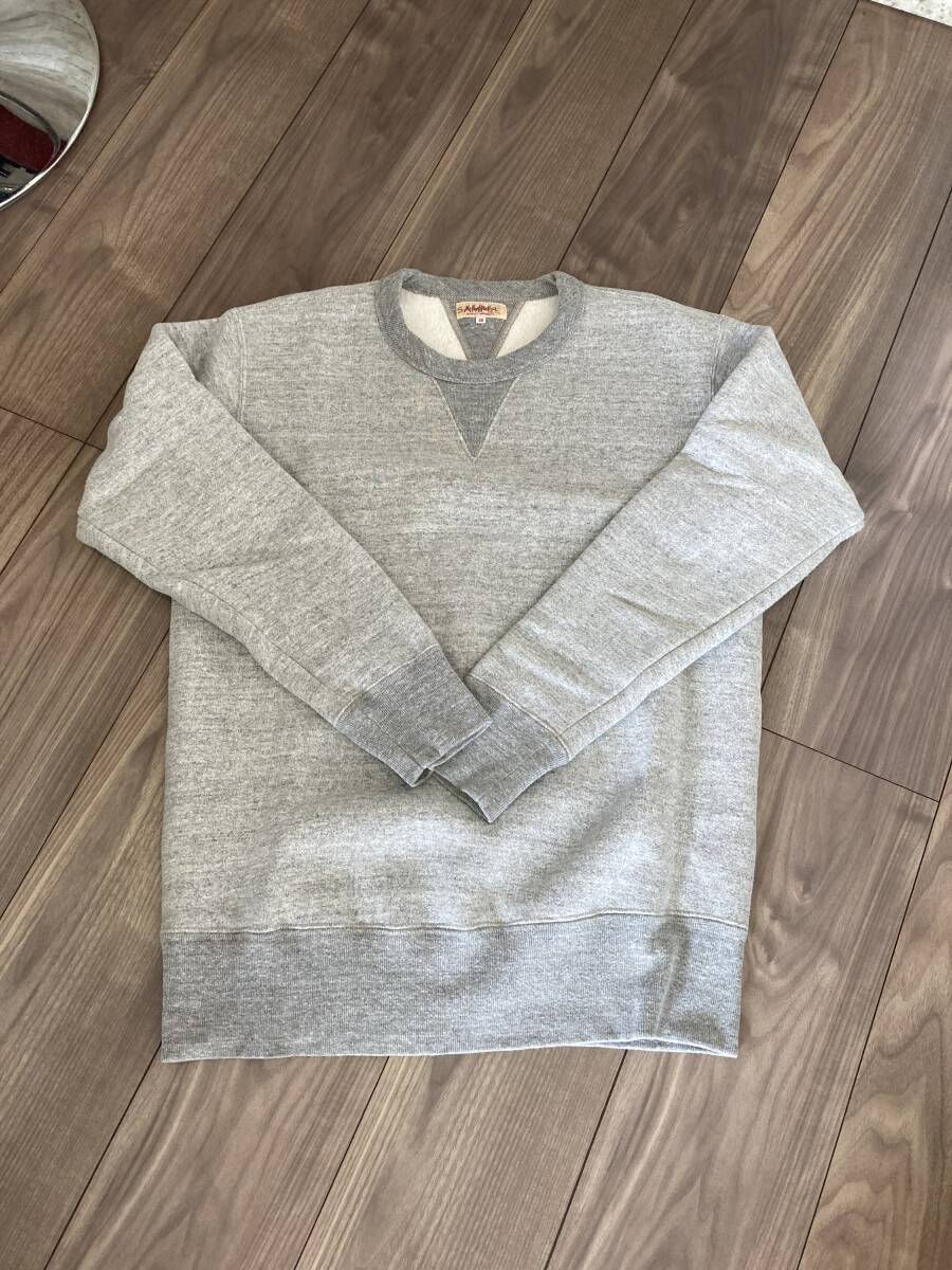 リアルマッコイズ ジョーマッコイ 両Vスウェット フリーホイーラーズ スウェット グレー_画像1