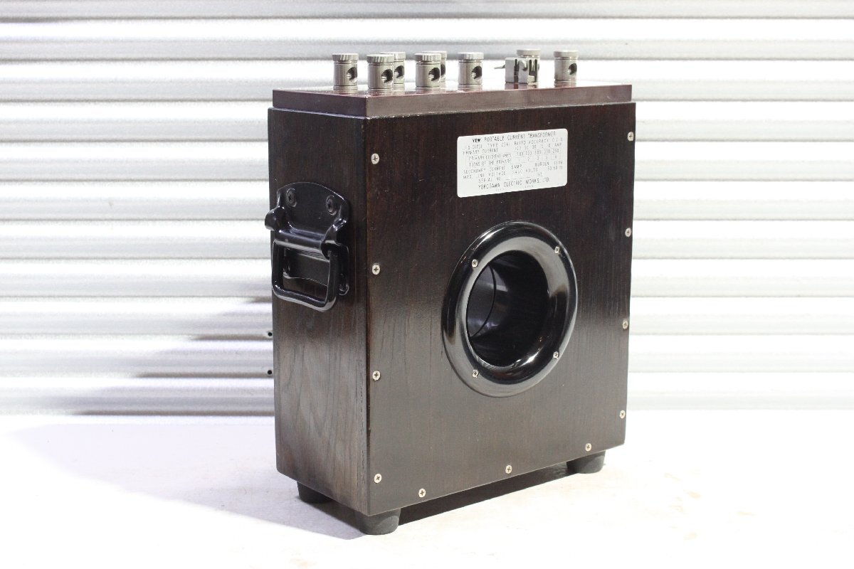 【美品】YOKOGAWA 横河計測 PORTABLE CURRENT TRANSFORMER TYPE 2241 計器用変成器 電流トランス 変流器 木製_画像1
