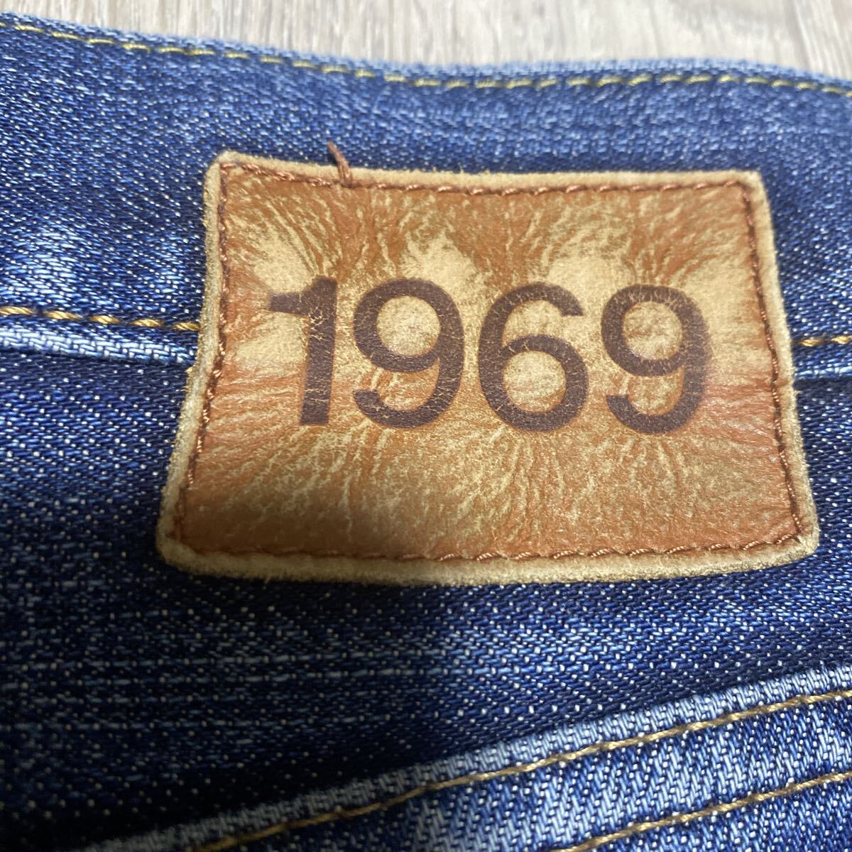 GAP1969 スリムジーンズ　W34×L32 ウエスト約93cm セルビッチ　赤耳　送料無料　古着_画像9